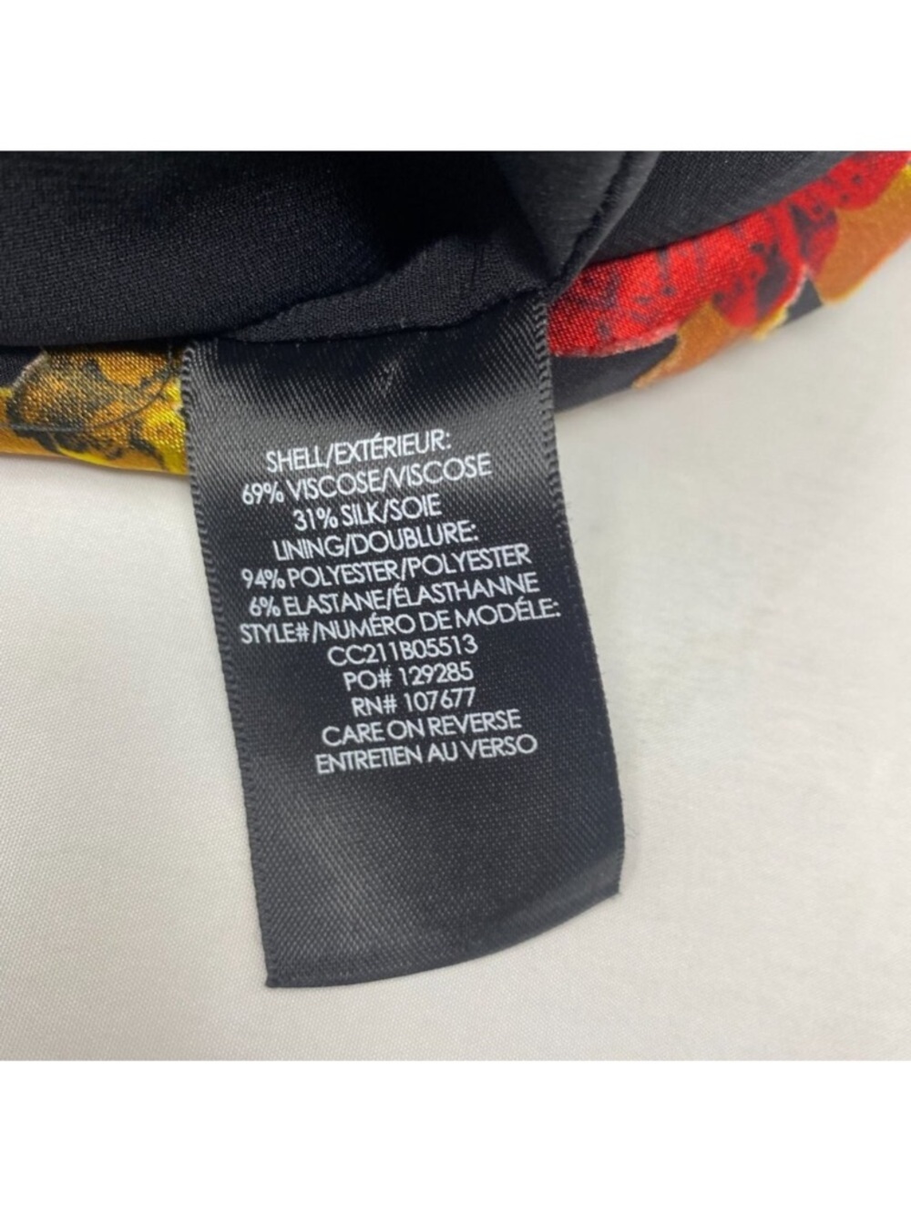 NWT Alice + Olivia Meeko Tiered Floral Shirt Dress Botanical Garden Size 8 - Picture 9 of 10